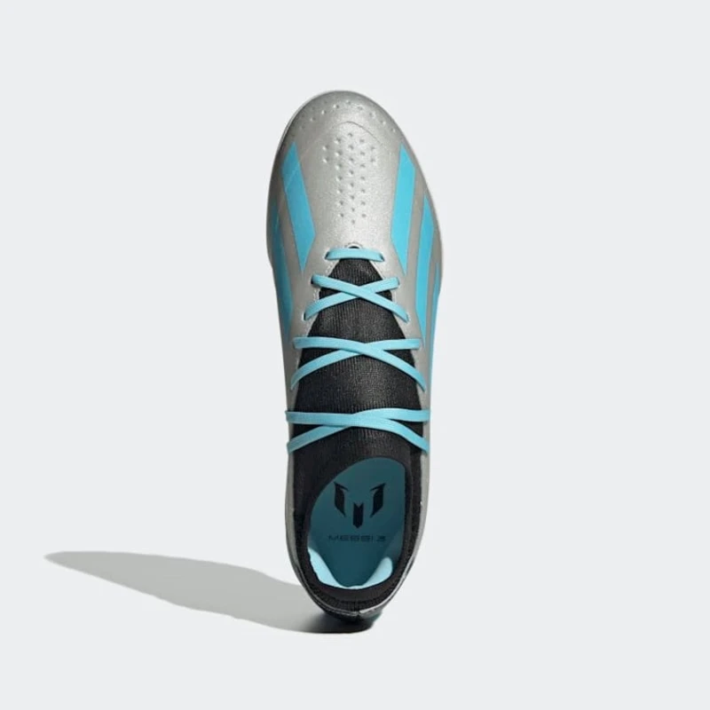 Бутсы мужские Adidas X CRAZYFAST MESSI.3 TF IE4074, серебристый, текстиль, размер 47