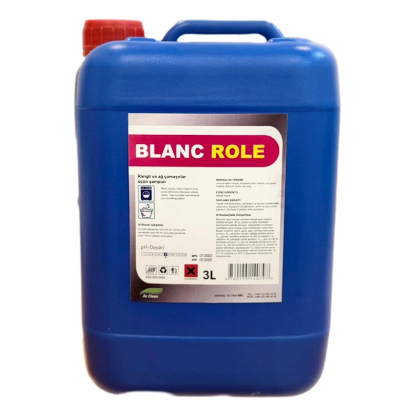 Rəngli və ağ paltar üçün şampun Az Clean Blanc Role, 3 l