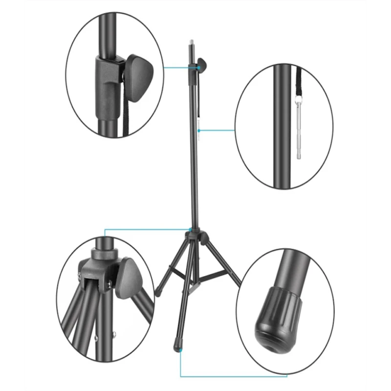Подставка для изоляционного экрана Neewer NW002-1, алюминий, черная, 166 см Подставка для изоляционного экрана Neewer NW002-1, алюминий, черная, 166 см