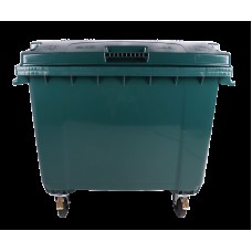 Zibil vedrəsi 6282, 660 l, 47х53х95 sm, yaşıl