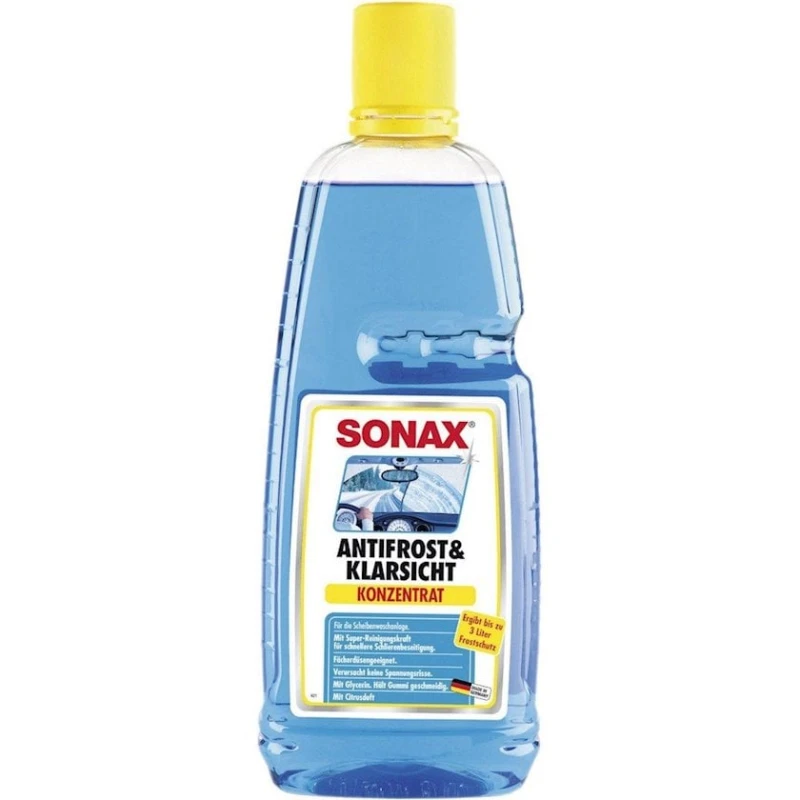 Жидкость для стеклоочистителя Sonax Antifreeze & Clear View Concentrate, 1 л Жидкость для стеклоочистителя Sonax Antifreeze & Clear View Concentrate, 1 л