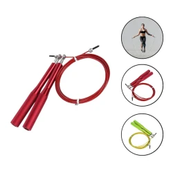 Скакалка 1051 железо, красная, 300 см