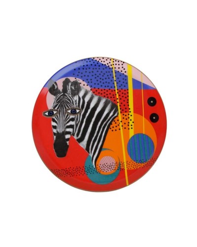 Boşqablar dəsti Porland Wild Life 04ALM007235, 4 əd, rəngbərəng, 28 sm, 4 əd