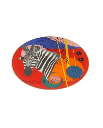 Boşqablar dəsti Porland Wild Life 04ALM007235, 4 əd, rəngbərəng, 28 sm, 4 əd
