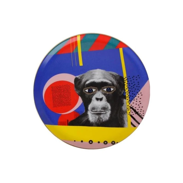 Набор тарелок Porland Wild Life 04ALM007235, разноцветный, 28 см,4 шт