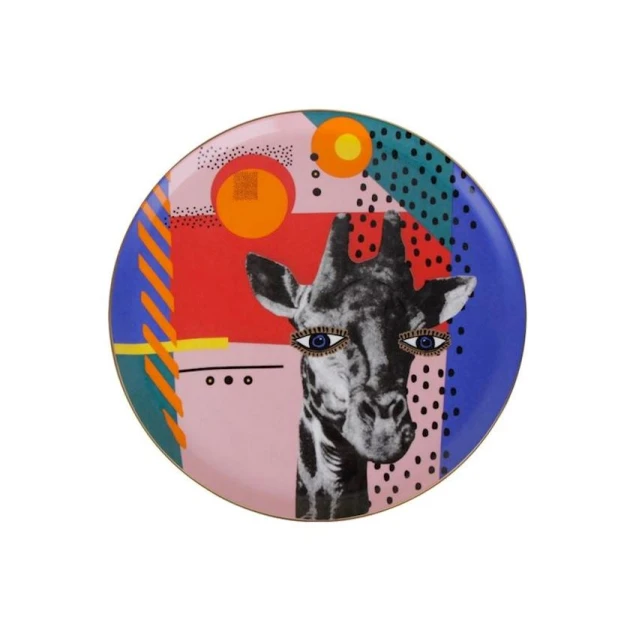 Набор тарелок Porland Wild Life 04ALM007235, разноцветный, 28 см,4 шт