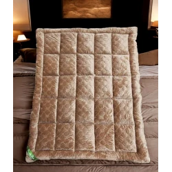 Матрас Luxe Cotton, 100x200 см, велюр, золотистый