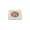 Подставка для кружки Porland Arabesque Desen6, фарфор, красный, 10x10 см Подставка для кружки Porland Arabesque Desen6, фарфор, красный, 10x10 см