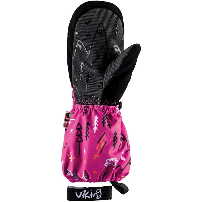 Əlcəklər uşaqlar üçün Viking Snoppy, ölçü 5, çəhrayı