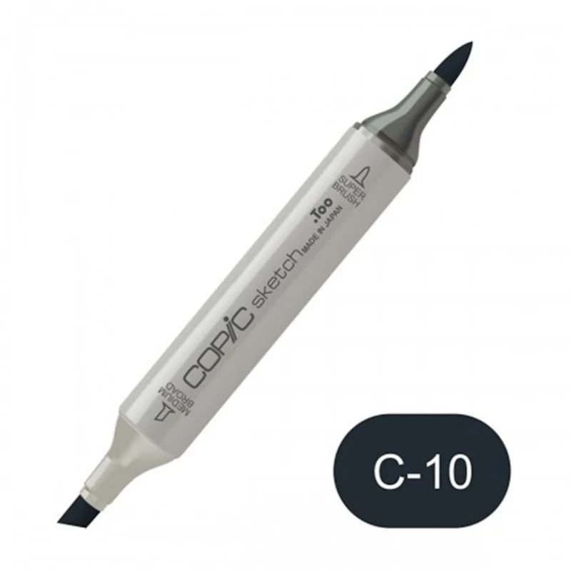 Mətn markeri Copic Sketch C-10, Cool Gray