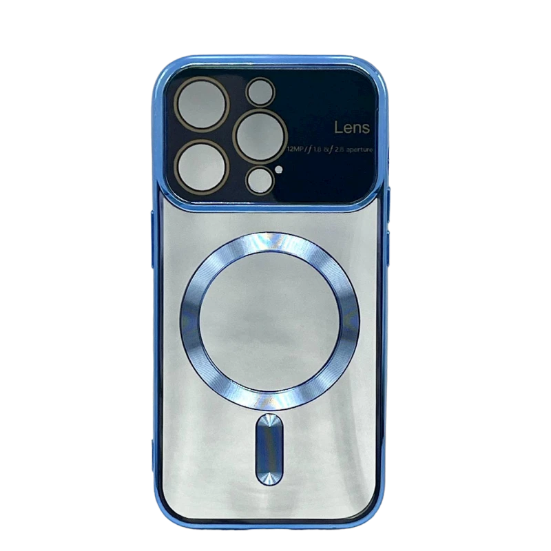 Чехол Auto Focus MagSafe для Apple iPhone 15 Pro Max Blue Чехол Auto Focus MagSafe для Apple iPhone 15 Pro Max Blue