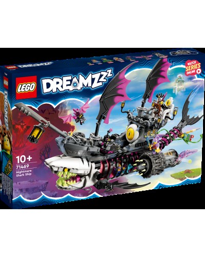 Konstruktor LEGO Nightmare Shark Ship 71469, 10+ yaş, 1389 hissə