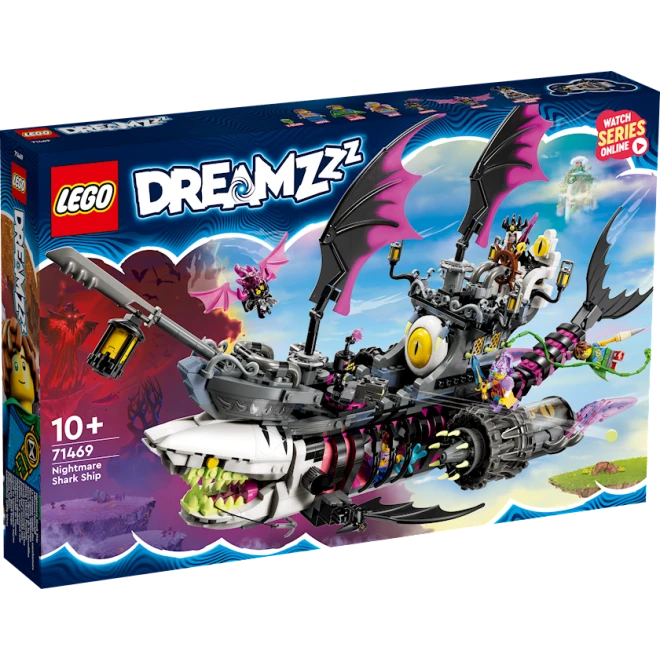 Конструктор LEGO Nightmare Shark Ship 71469, 10+ лет, 1389 элементов