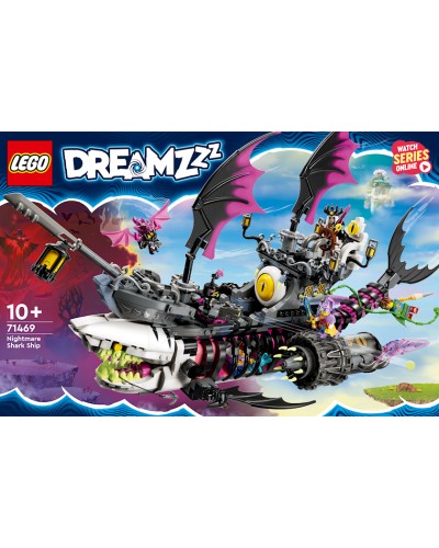 Konstruktor LEGO Nightmare Shark Ship 71469, 10+ yaş, 1389 hissə