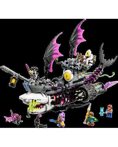 Konstruktor LEGO Nightmare Shark Ship 71469, 10+ yaş, 1389 hissə