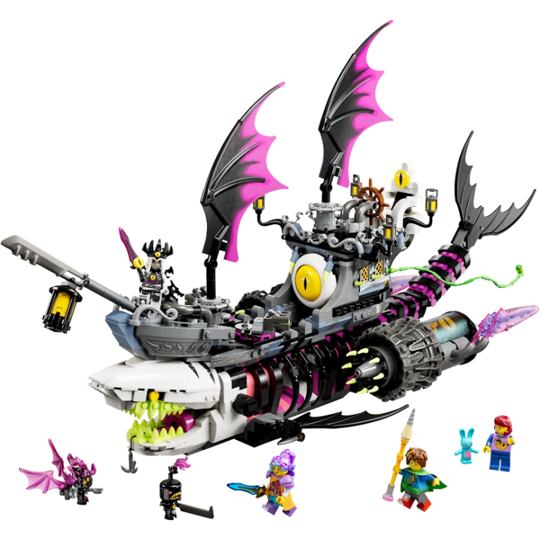 Конструктор LEGO Nightmare Shark Ship 71469, 10+ лет, 1389 элементов