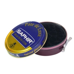 Krem Saphir Pate De Luxe 08 Burgundy hamar dərili ayaqqabılar üçün, tünd qırmızı, 50 ml