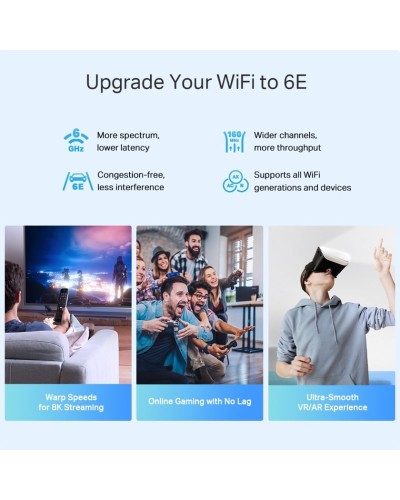 Wi-Fi adapter TP-Link Deco XE75 Pro AXE5400 Tri-Band Mesh Wi-Fi 6E System, 2 əd