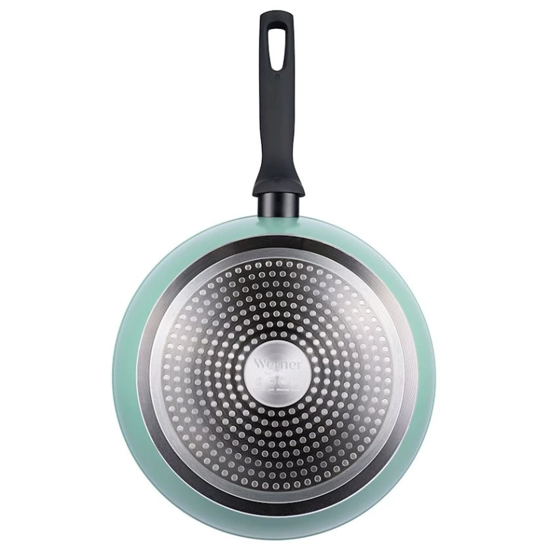 Сковорода Werner Allegro 52054, 26 см, алюминий/бакелит, зеленый
