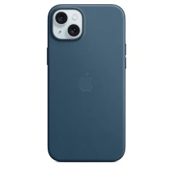 Чехол Apple FineWoven Case with MagSafe для iPhone 15 Plus - Pacific Blue (MT4D3ZM/A)