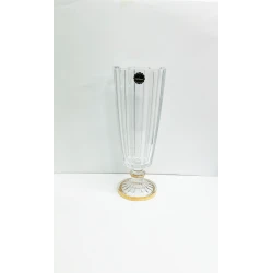 Ваза Ferrmont, 14x40 см, прозрачная
