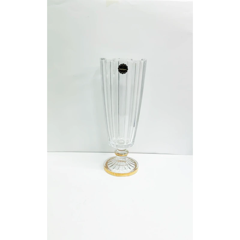 Ваза Ferrmont, 14x40 см, прозрачная