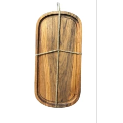 Тарелка для сервировки SLZ-588, прямоугольная, дерево, коричневая Тарелка для сервировки SLZ-588, прямоугольная, дерево, коричневая