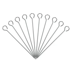 Шпажки для рулетов Metaltex 200410010, 10 шт, 10 см, нержавеющая сталь, серебристые Шпажки для рулетов Metaltex 200410010, 10 шт, 10 см, нержавеющая сталь, серебристые