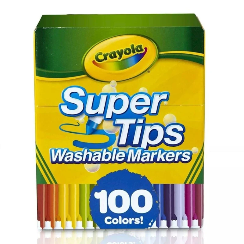 Набор фломастеров Crayola Super Tips Washable Markers, 100 цветов