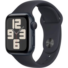 Ağıllı saat Apple Watch SE 2 40mm Aluminum Case with Sport Band - Midnight, M/L (MR9Y3LL/A)