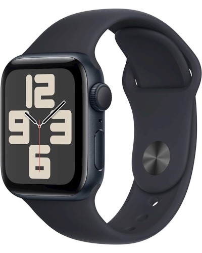 Ağıllı saat Apple Watch SE 2 40mm Aluminum Case with Sport Band - Midnight, M/L (MR9Y3LL/A)