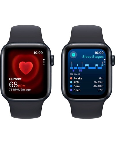 Ağıllı saat Apple Watch SE 2 40mm Aluminum Case with Sport Band - Midnight, M/L (MR9Y3LL/A)