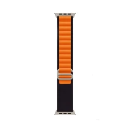 Ремешок Green Lion GNALWBBKOG для Apple Watch 42/44/45/49 mm Black/Orange