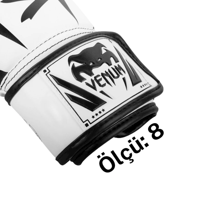 Boks əlcəyi Venum 4002, ağ/qara, ölçü 8 Boks əlcəyi Venum 4002, ağ/qara, ölçü 8