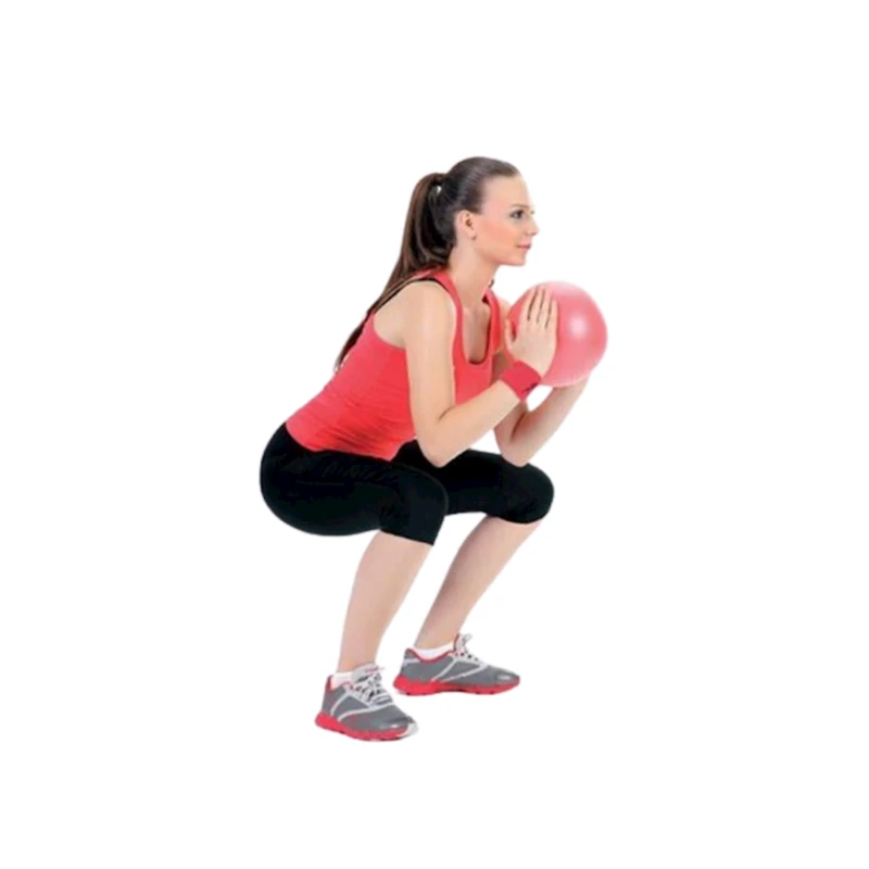 Фитбол Gymnic 1780, ПВХ, желтый, 23 см