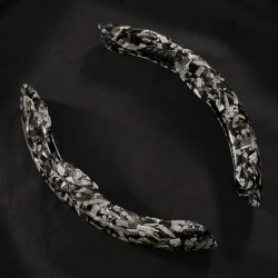 Чехол на руль автомобиля, узор из вяза, с пряжкой, универсальный, 2 шт. Чехол на руль автомобиля, узор из вяза, с пряжкой, универсальный, 2 шт.