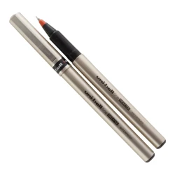 Ручка-роллер Uniball Fine Deluxe, 0.7 мм, красная