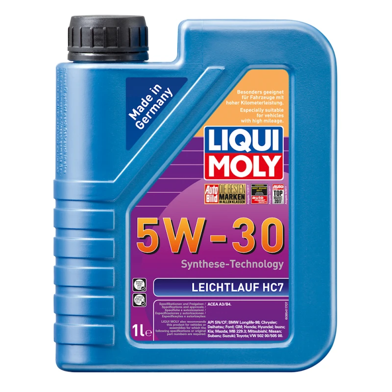 Моторное масло Liqui Moly Leichtlauf HC7 5W-30, 1 л Моторное масло Liqui Moly Leichtlauf HC7 5W-30, 1 л