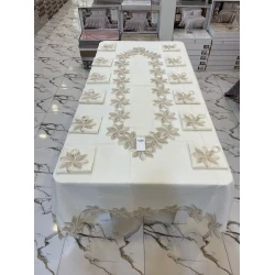 Комплект Atak Textile SHA-00001297, 160х300 см, лен, бежевый