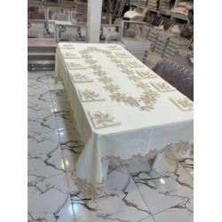 Комплект Atak Textile SHA-00001297, 160х300 см, лен, бежевый