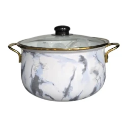 Qazan Emal 5567, mina, rəngbərəng, 22 sm