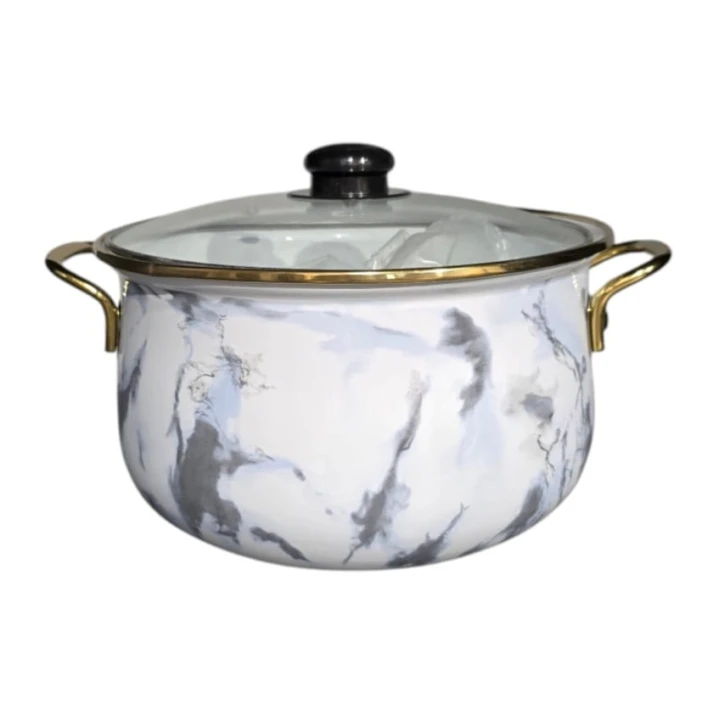 Кастрюля Emal 5567, эмаль, разноцветная, 22 см Кастрюля Emal 5567, эмаль, разноцветная, 22 см