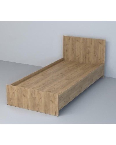 Tək nəfərlik çarpayı Art_tek_yataq (120) 11, laminat, qəhvəyi, 200x85x120 sm