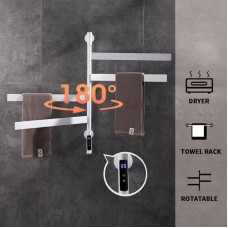 Dəsmalqurudan Elektrik ilə, paslanmaz polad, qolları dönəbilən, ağ, 600x360x80 mm