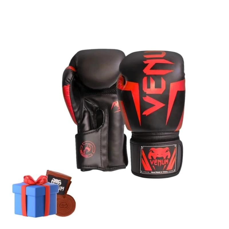 Boks üçün əlcəklər Venum Kahnsport_0021, uniseks, qara/qırmızı, 8 oz Boks üçün əlcəklər Venum Kahnsport_0021, uniseks, qara/qırmızı, 8 oz