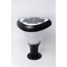 Dekorativ bağ lampası günəş enerjili G3QX8JS7XPON, 18x18x35 sm, qara/şəffaf