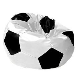 Пуфик TOP XXL DTOXXL001, 110x110 см, белый/черный Пуфик TOP XXL DTOXXL001, 110x110 см, белый/черный