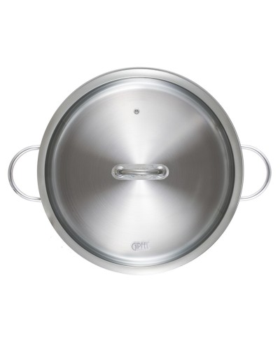 Qazan Gipfel Signo 51721, paslanmayan polad/şüşə, gümüşü, 32x26 sm, 19.8 l