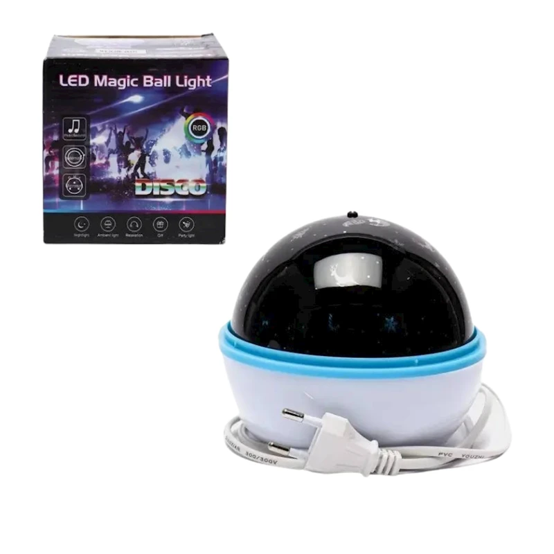 Uşaq lampası Magic Ball, ağ/mavi Uşaq lampası Magic Ball, ağ/mavi