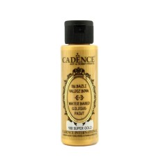 Akril boya-metallik Cadence Waterbased Gilding Paint 108 Super Gold 70 ml